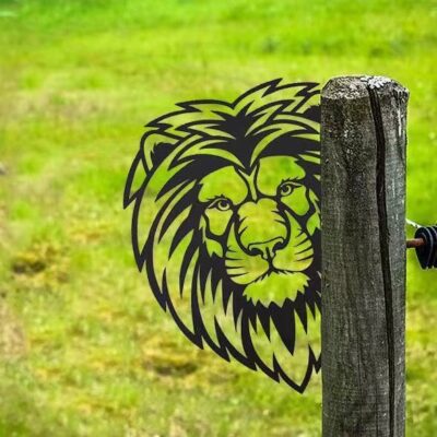 Lion Cross-Border Metal Iron Sign