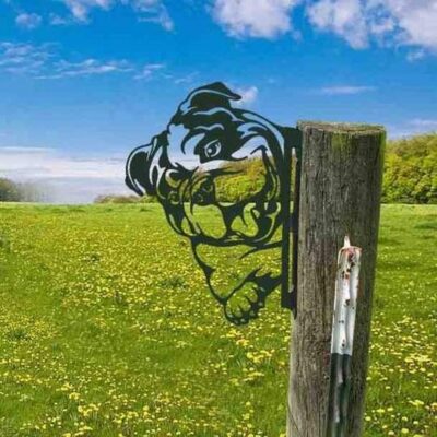 Mangry Dog Cross-Border Metal Iron Sign