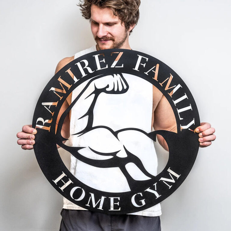 Personalized Metal Fitness Sign