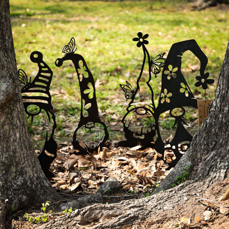 Garden Art - Metal Gnome Stake