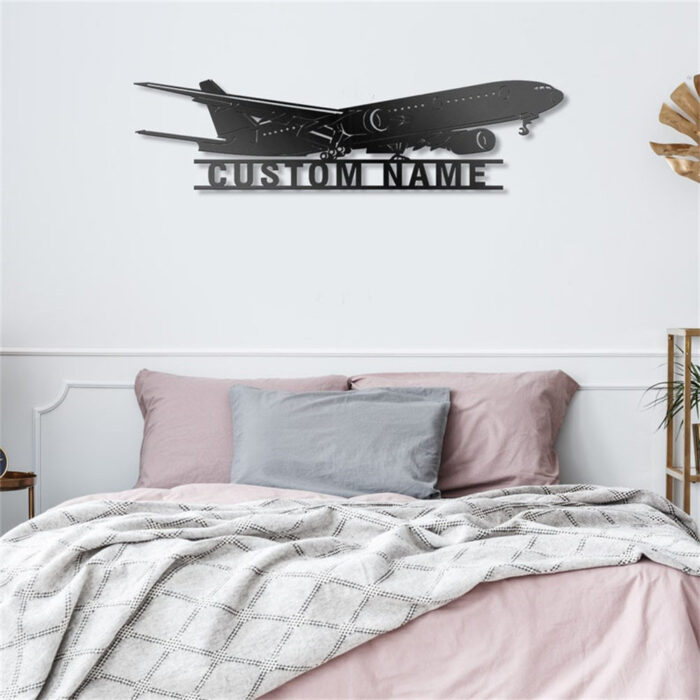 Custom Airplane Metal Sign,Personalized Flight Attendant Family Name Signs,Metal Name Signs,On Air Sign,Patio Signs And Decor Outdoor,Metal Wall Decor,Housewarming Gifts - Image 6