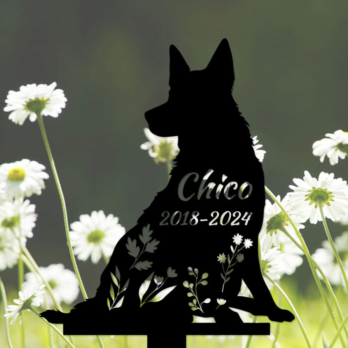 Gerryed Personalized Dog Memorial Stake, Dog Grave Marker, in Memorial of Dog, Dog Loss Gift, Dog Name Sign Pet Sympathy Gift - Image 2