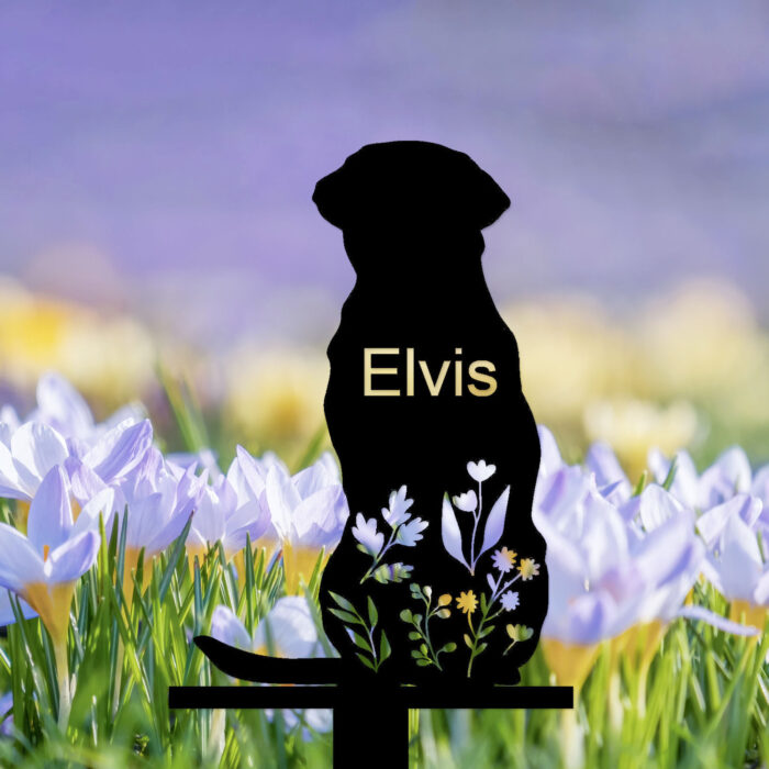 Gerryed Personalized Dog Memorial Stake, Dog Grave Marker, in Memorial of Dog, Dog Loss Gift, Dog Name Sign Pet Sympathy Gift