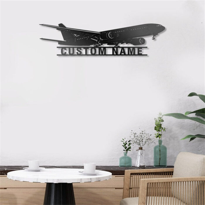 Custom Airplane Metal Sign,Personalized Flight Attendant Family Name Signs,Metal Name Signs,On Air Sign,Patio Signs And Decor Outdoor,Metal Wall Decor,Housewarming Gifts - Image 4