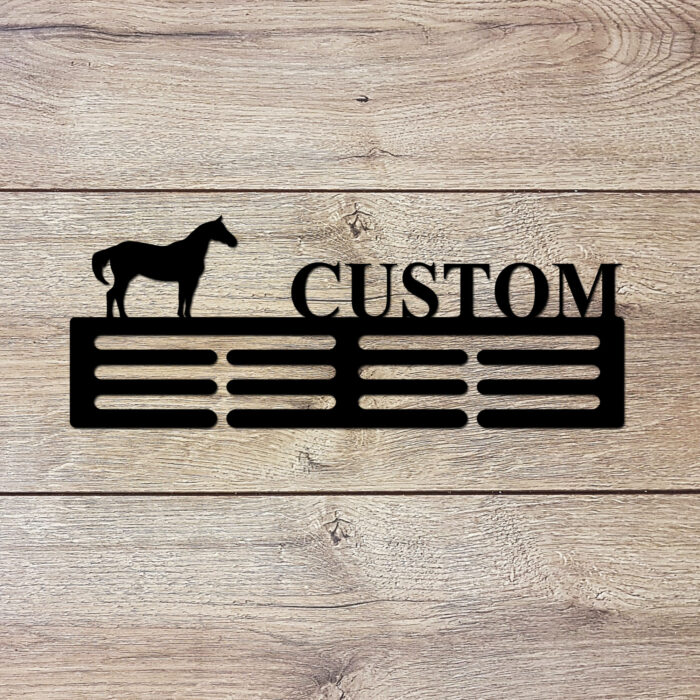 Gerryed Horse Ribbon Holder Custom Medal Hanger, 12 Rungs for Medals & Ribbons Horse Riding Medal Hanger Display Rack Equestrian Gift - Image 5