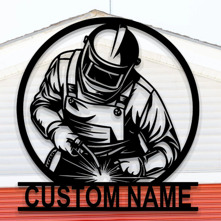 Custom Welding Metal Sign, Personalized Welder Sign, Personalized Welder Wall art, Gift for Welder, Welding Sign, Work Shop Decor??8" to 24