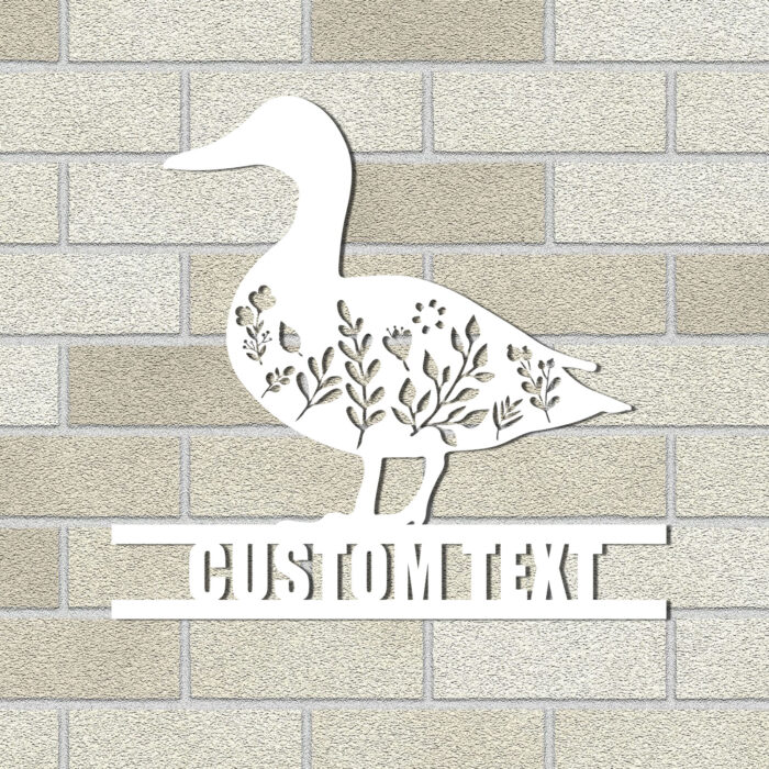 Gerryed Custom Duck Farm Sign, Duck Metal Wall Art, Personalized Duck Wall Decor, Farmhouse Wall Decor, Farmhouse Sign - Image 5