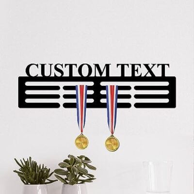 Gerryed Medal Holder Personalized Medal Hanger Display Holder Tiered Award Rack Medal Rack Medal Wall Hanger Display
