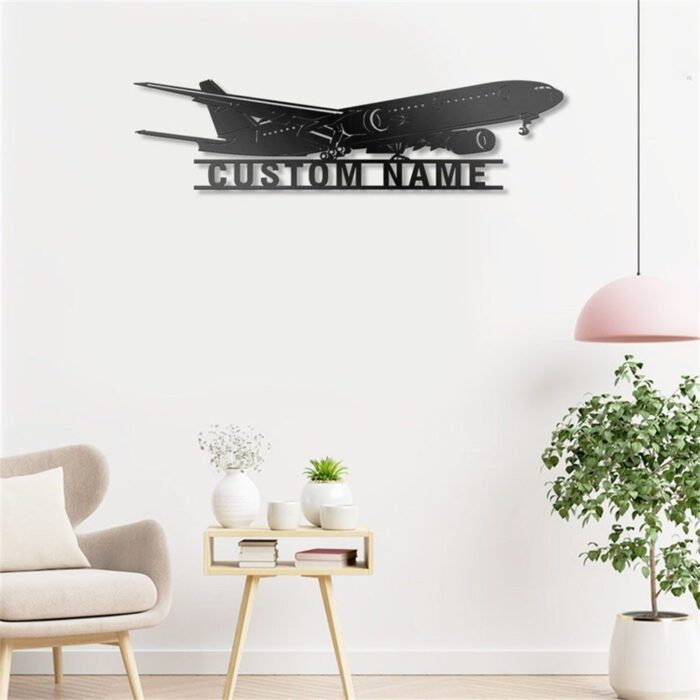 Custom Airplane Metal Sign,Personalized Flight Attendant Family Name Signs,Metal Name Signs,On Air Sign,Patio Signs And Decor Outdoor,Metal Wall Decor,Housewarming Gifts - Image 3