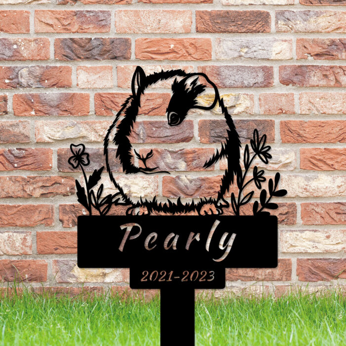 Gerryed Personalized Guinea Pig Memorial Stake, Guinea Pig Grave Marker, in Memorial of Hamster, Guinea Pig Loss Gift, Guinea Pig Name Sign - Image 5