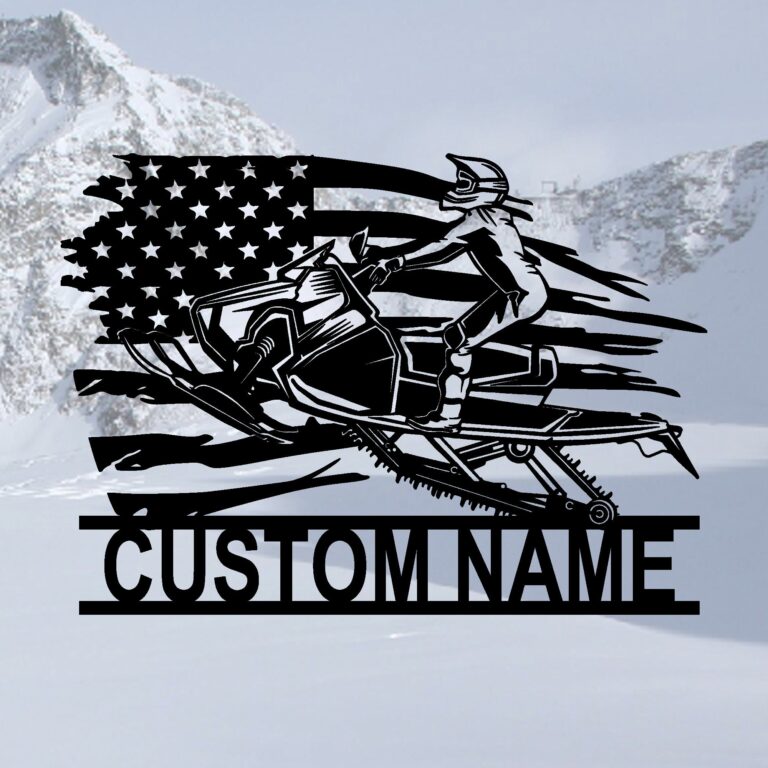 Custom Snowboarding Metal Wall Art Personalized Snowboard Name Sign Home Decor Snowboarder Mountain Winter Sport Decoration Xmas,Garage Sign