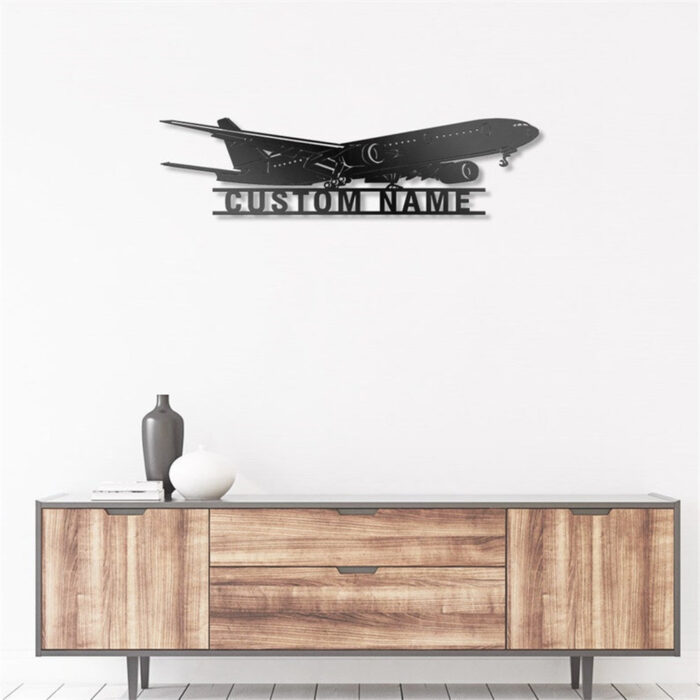 Custom Airplane Metal Sign,Personalized Flight Attendant Family Name Signs,Metal Name Signs,On Air Sign,Patio Signs And Decor Outdoor,Metal Wall Decor,Housewarming Gifts - Image 2