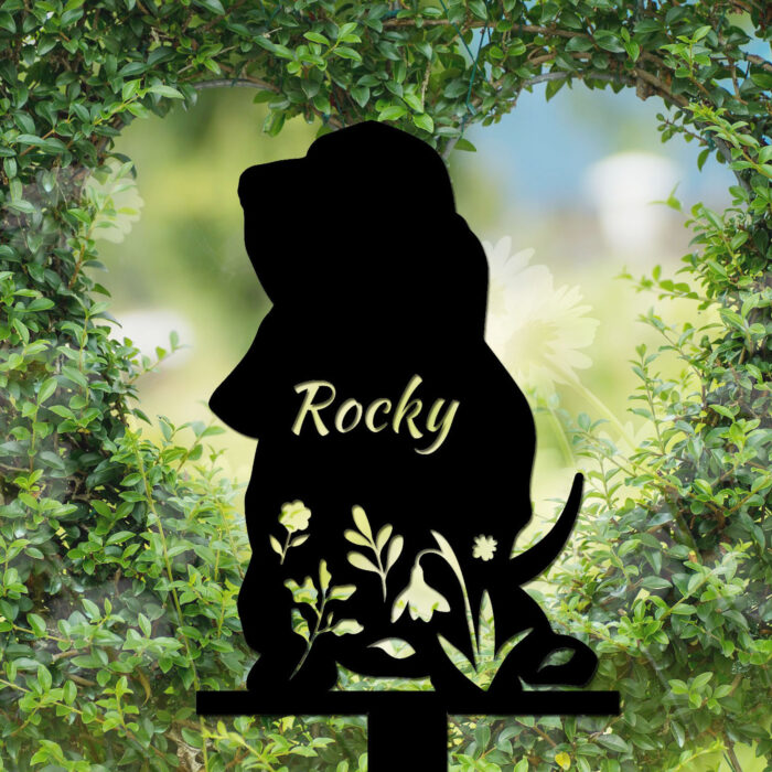 Gerryed Personalized Dog Memorial Stake, Dog Grave Marker, in Memorial of Dog, Dog Loss Gift, Dog Name Sign Pet Sympathy Gift - Image 3